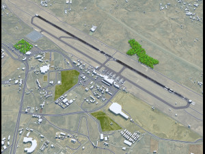 Abha Airport 10km Modelo 3D
