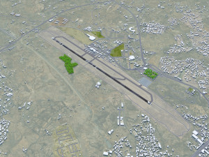 Abha Airport 10km Modelo 3D