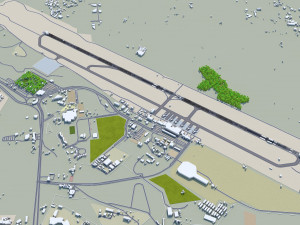 Abha Airport 10km Modelo 3D