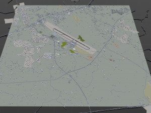 Abha Airport 10km Modelo 3D