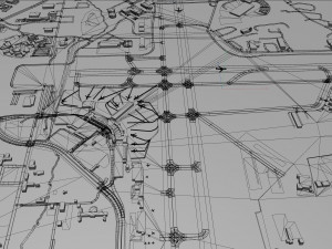 Albany Airport 10km 3D 模型