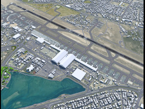 Bahrain Airport 10km Model 3D
