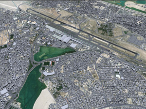 Bahrain Airport 10km Model 3D
