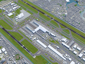 Bogota EL Dorado Airport 10km 3D Model