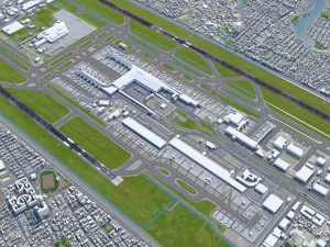 Bogota EL Dorado Airport 10km 3D Model