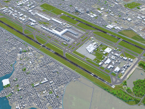 Bogota EL Dorado Airport 10km Model 3D