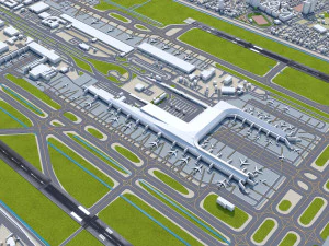 Bogota EL Dorado Airport 10km 3D Model