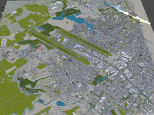 Bogota EL Dorado Airport 10km Model 3D