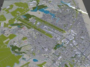 Bogota EL Dorado Airport 10km 3D Model