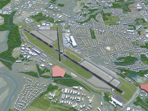 Burlington Airport 10km 3D Model