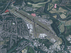Burlington Airport 10km 3D Model