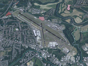 Burlington Airport 10km 3D Model