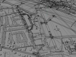 Burlington Airport 10km 3D Model