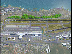 Caracas Airport 12km Modello 3D