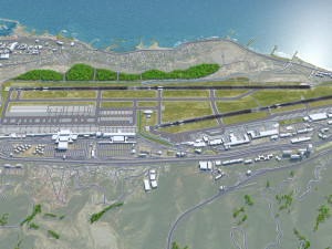 Caracas Airport 12km Modello 3D