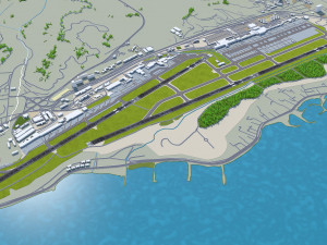 Caracas Airport 12km Modello 3D