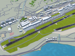 Caracas Airport 12km Modello 3D