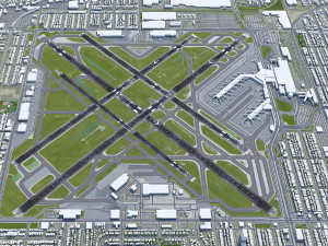 Caracas Airport 12km 3D Model