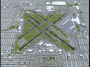 Caracas Airport 12km Modello 3D