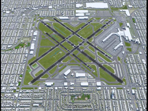 Caracas Airport 12km 3D Model