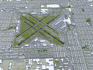 Caracas Airport 12km Modello 3D