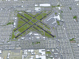 Caracas Airport 12km 3D Model