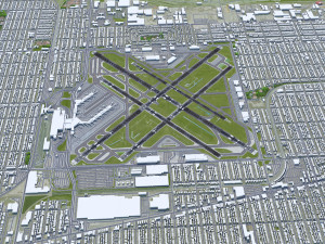 Caracas Airport 12km Modello 3D