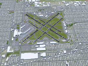 Caracas Airport 12km 3D Model