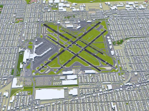 Caracas Airport 12km 3D Model