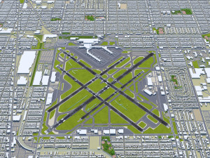Caracas Airport 12km Modello 3D