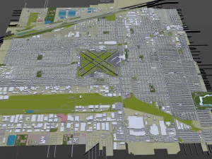 Caracas Airport 12km 3D Model