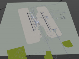 Caracas Airport 12km 3D Model