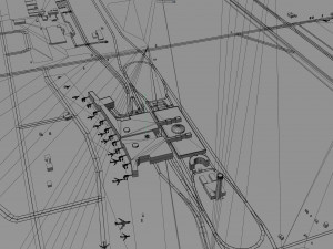 Caracas Airport 12km 3D Model