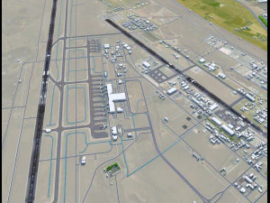 Erbil Airport 10km 3D Model