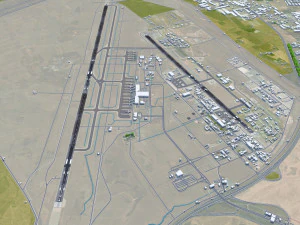 Erbil Airport 10km 3D Model
