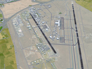 Erbil Airport 10km 3D 模型