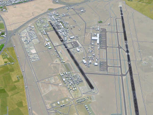 Erbil Airport 10km 3D Model