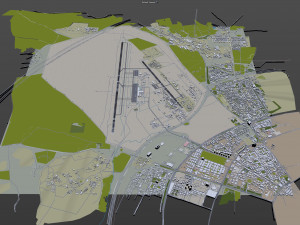 Erbil Airport 10km 3D 模型