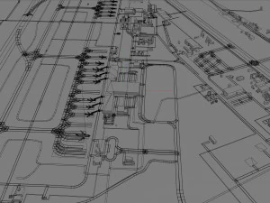Erbil Airport 10km 3D Model