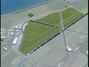 Inverness Airport 10km Modelo 3D