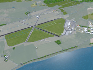 Inverness Airport 10km Modelo 3D