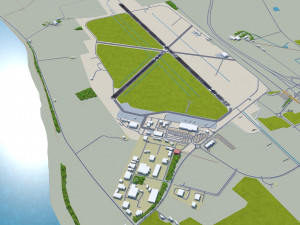 Inverness Airport 10km Modelo 3D