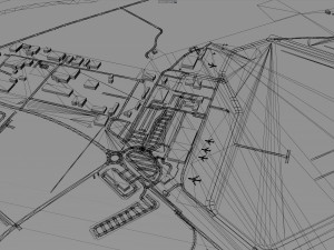 Inverness Airport 10km Modelo 3D