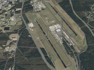 Jackson - Medgar Wiley Evers Airport 10km 3D Model