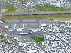 Kaohsiung Airport 10km 3Dモデル