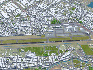 Kaohsiung Airport 10km 3D 模型