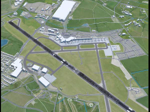 Аеропорт Лідс Бредфорд 10 км 3D Модель