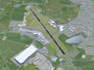 Аеропорт Лідс Бредфорд 10 км 3D Модель