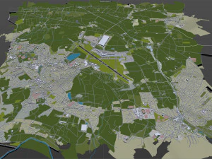 Аеропорт Лідс Бредфорд 10 км 3D Модель