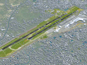 Netaji Subhash Chandra Bose International Airport Kolkata 10km 3D Model